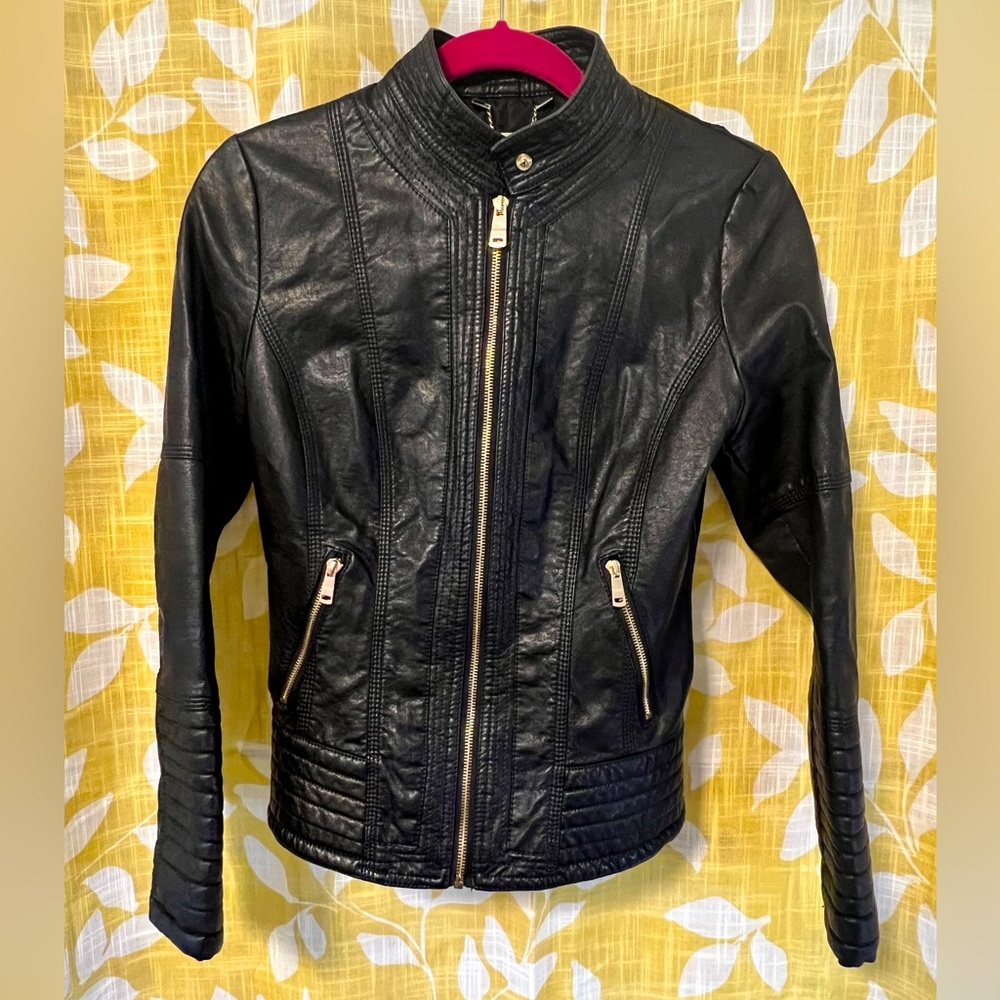 Coalition LA faux leather jacket